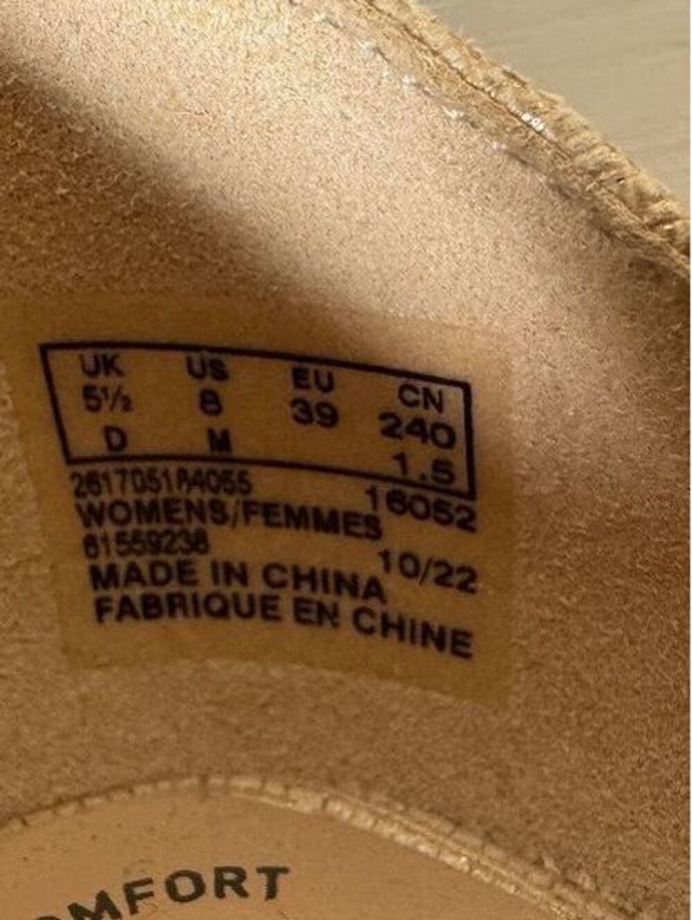 Clarks Collection Women's Ambyr Skip Beige Metallic Ankle Strap Heels Size 8 US - Picture 6 of 11